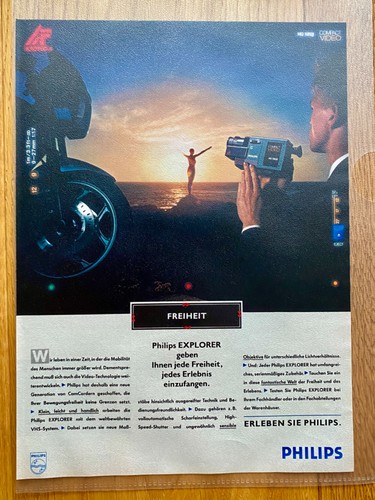 Videocamera vhs philips - videocamera,