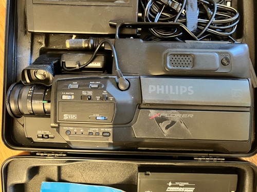 Videocamera philips vhs - philips, s-vhs